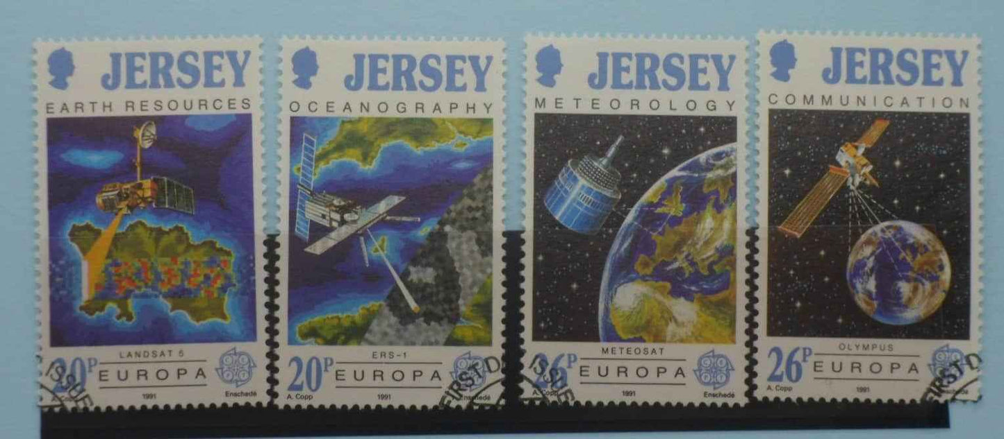 Jersey Stamps, 1991, SG545-548, Used image 0