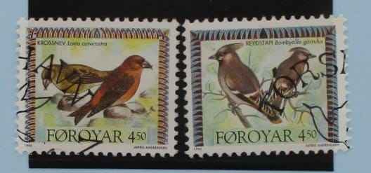 Faroe Islands Stamps, 1996, Birds, SG292-293, Used image 0