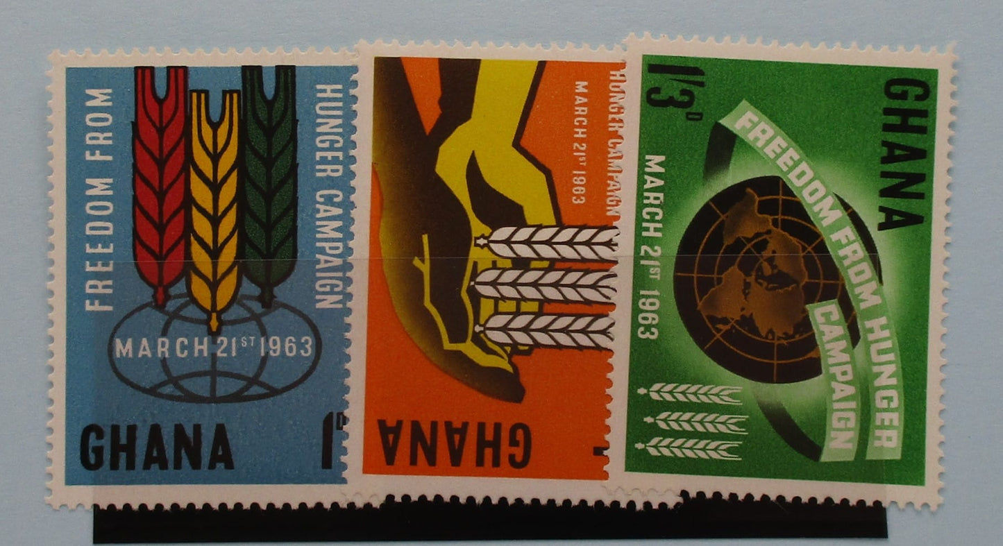 Ghana Stamps, 1963, SG300-302, Mint image 0