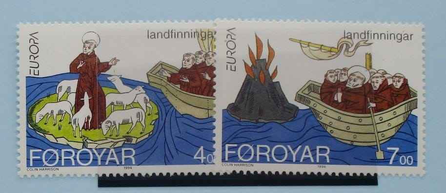 Faroe Islands Stamps, 1993, SG253-254, Mint image 0