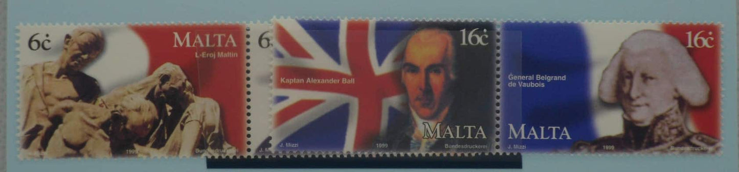 Malta Stamps, 1999, SG1128a, SG1130a, Mint image 0