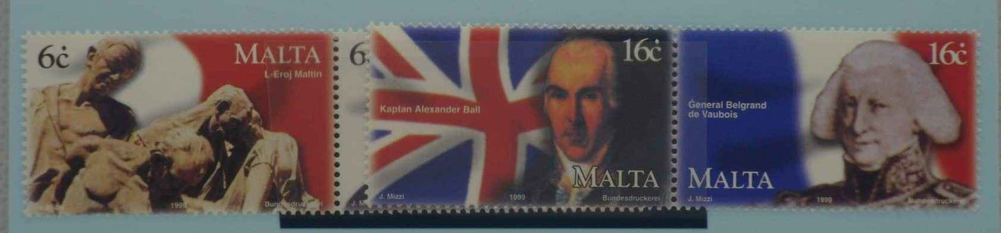 Malta Stamps, 1999, SG1128a, SG1130a, Mint image 0