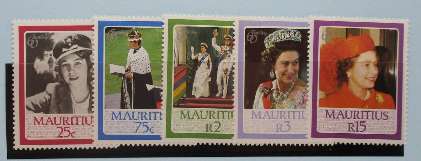 Mauritius Stamps, 1986, SG724-728, Mint image 0