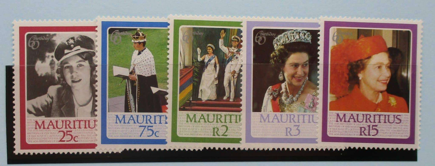Mauritius Stamps, 1986, SG724-728, Mint image 0