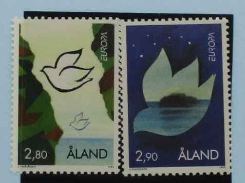 Aland Islands Stamps, 1995, SG96-97, Mint image 0