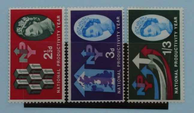 Great Britain Stamps, 1962, SG631-633, Mint image 0
