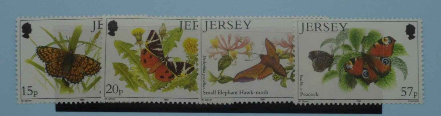 Jersey Stamps, 1991, SG554-557, Mint image 0