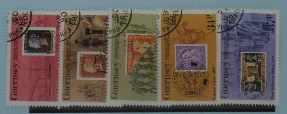 Guernsey Stamps, 1990, SG490-494, Used image 0