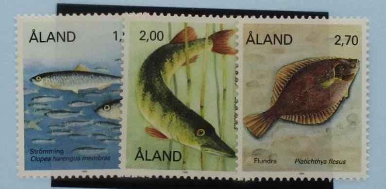 Aland Islands Stamps, 1990, SG41-43, Mint image 0