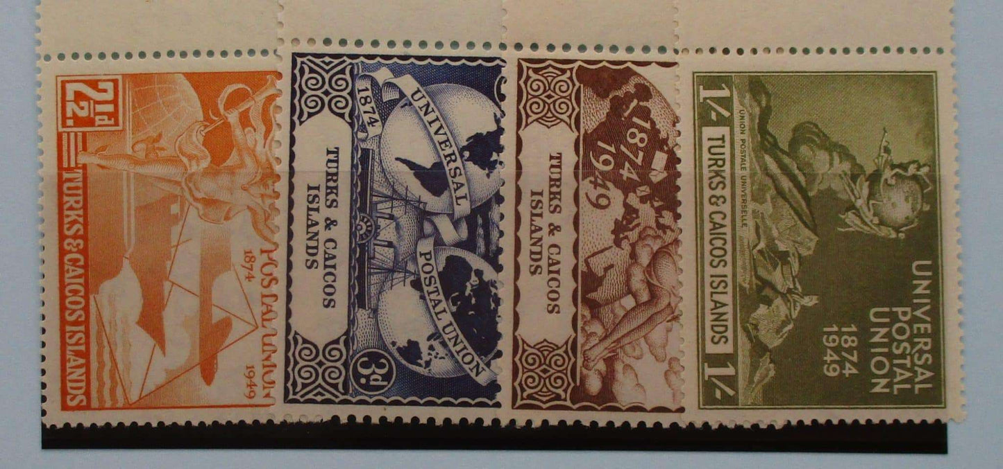 Turks and Caicos Islands Stamps, 1949, SG217-220, Mint image 0