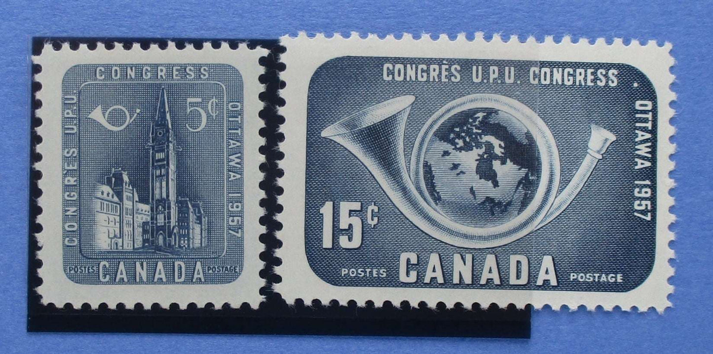 Canada Stamps, 1957, SG497-498, Mint image 0