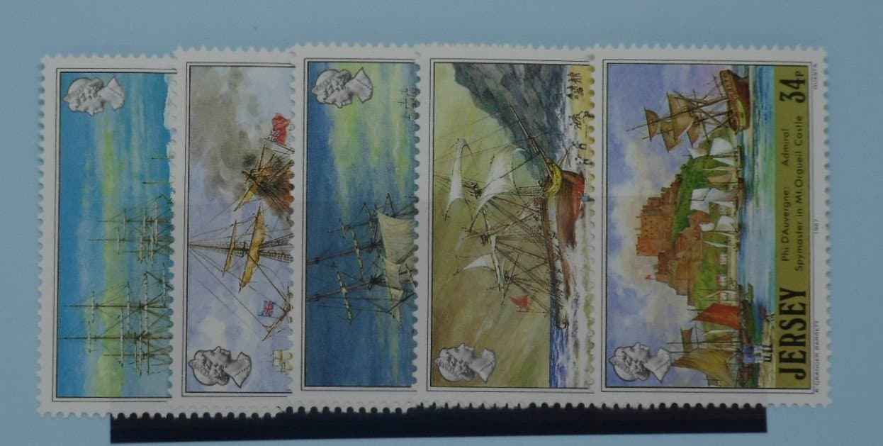 Jersey Stamps, 1987, SG417-421, Mint image 0