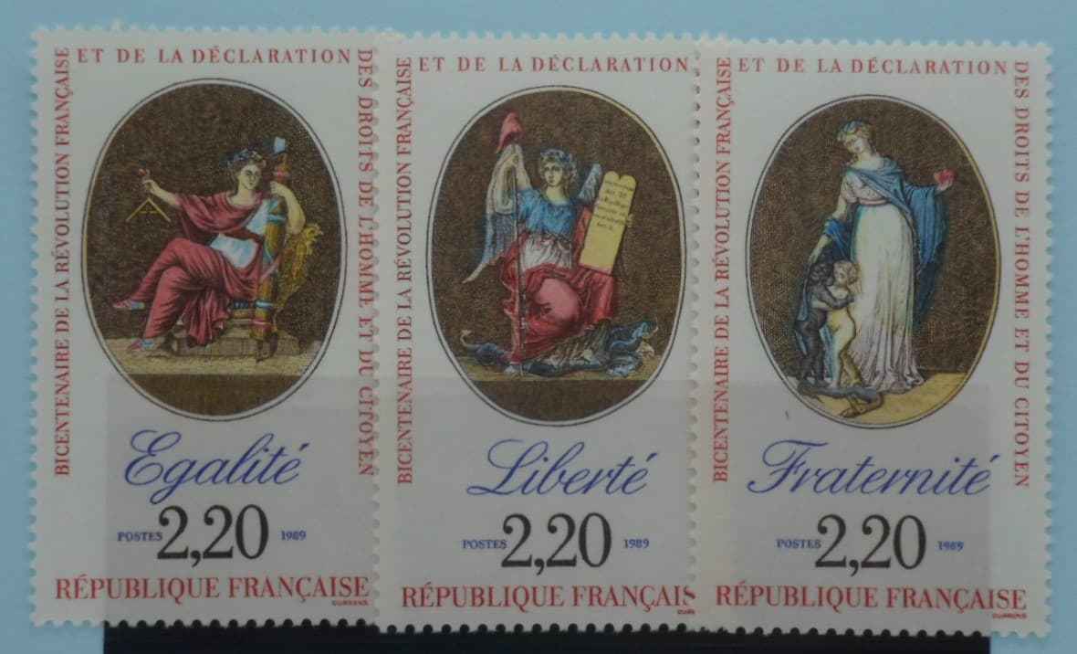 France Stamps, 1989, SG2871-2873, Mint image 0