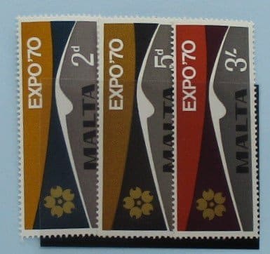 Malta Stamps, 1970, SG438-440, Mint image 0