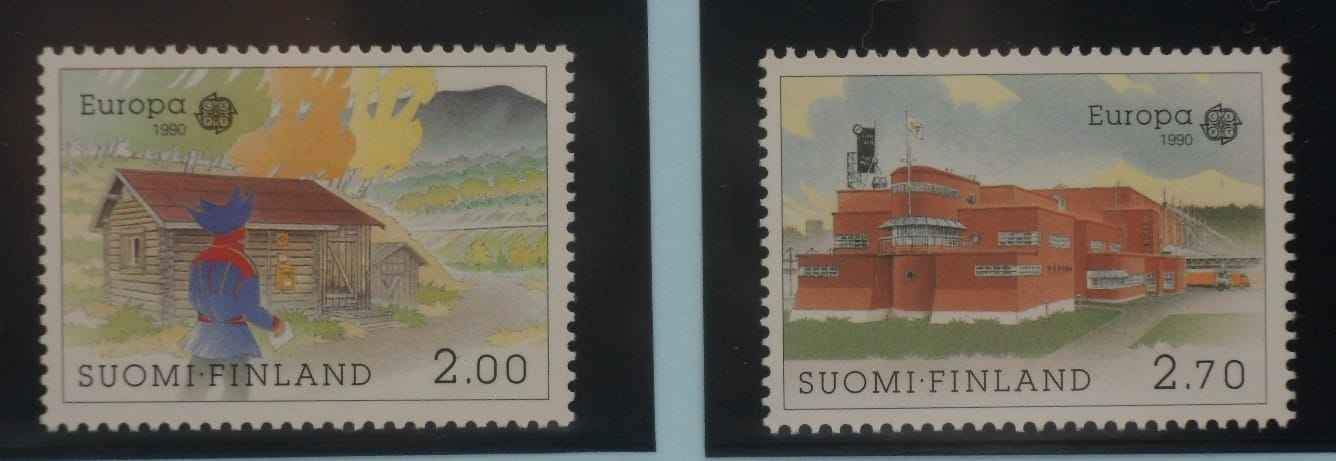 Finland Stamps, 1990, SG1223-1224, Mint image 0