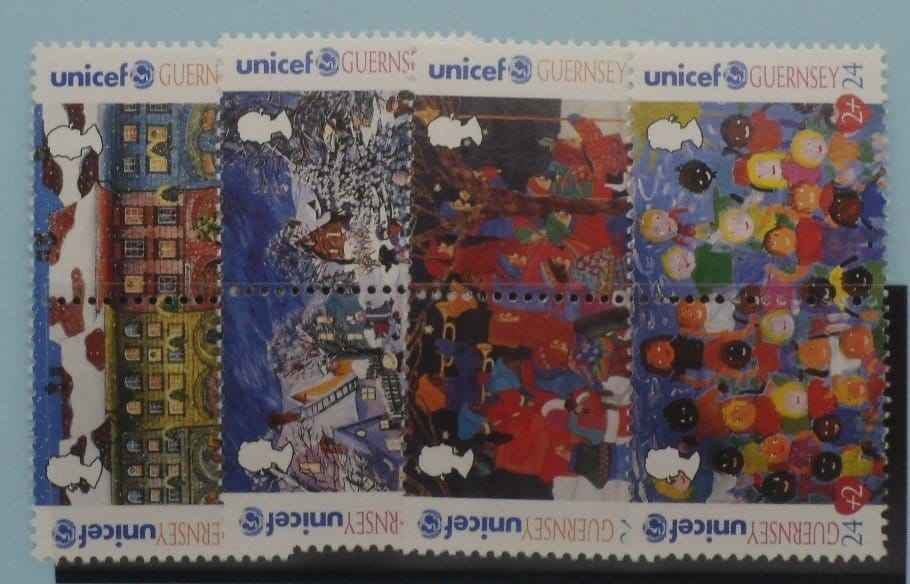 Guernsey Stamps, 1995, SG686a, 688a, 690a, 692a, Mint image 0