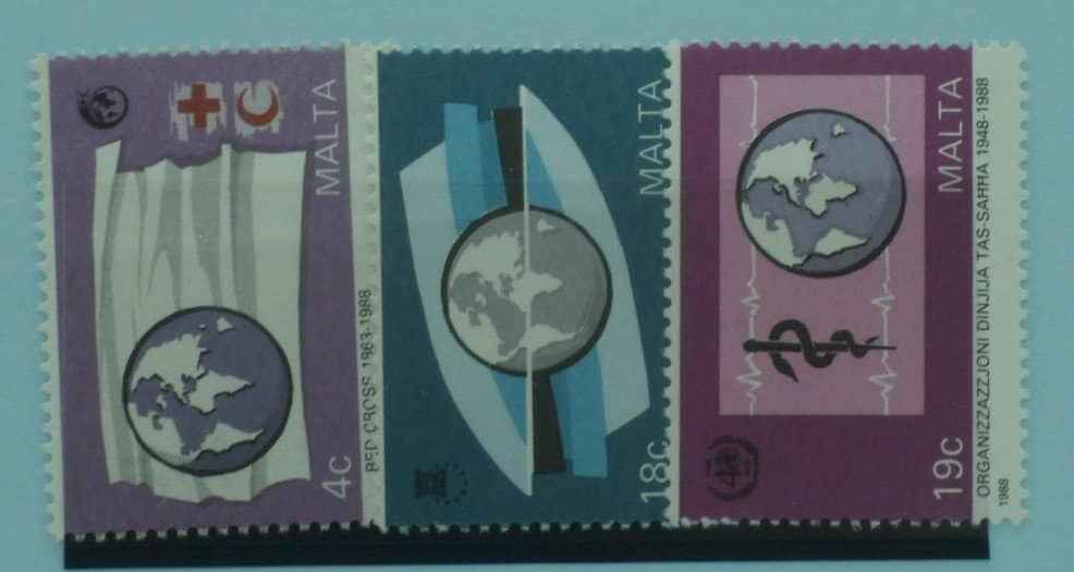 Malta Stamps, 1988, SG829-831, Mint image 0