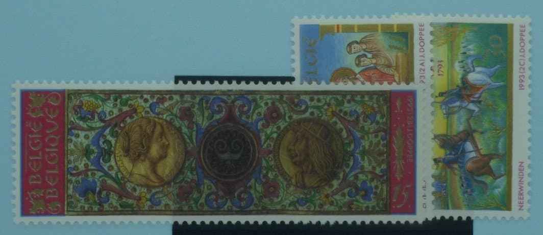 Belgium Stamps, 1993, SG3154-3156, Mint image 0