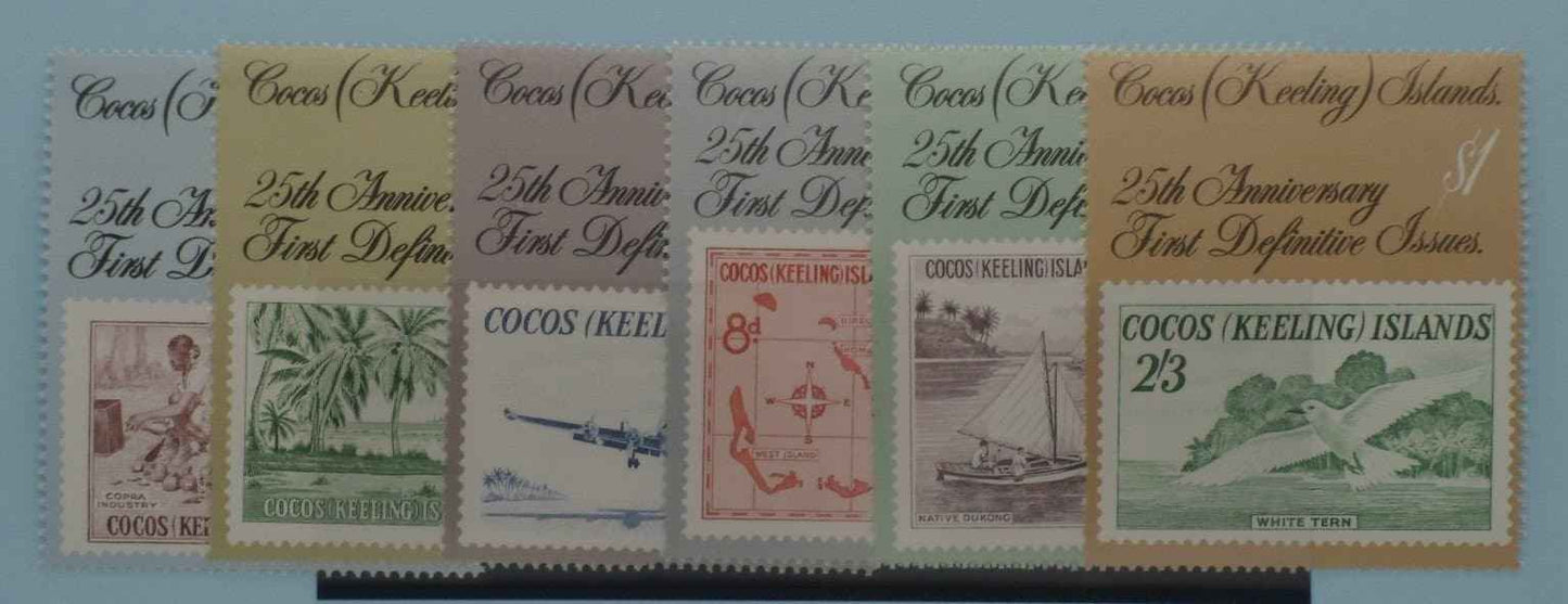 Cocos (Keeling) Islands Stamps, 1988, SG185-190, Mint image 0
