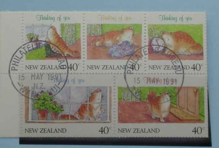 New Zealand Stamps, 1991, SB55, Used image 1