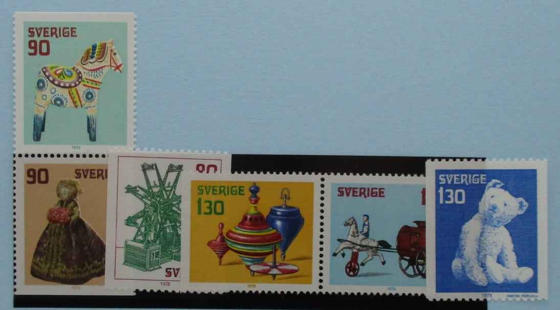 Sweden Stamps, 1978, SG982-987, Mint image 0