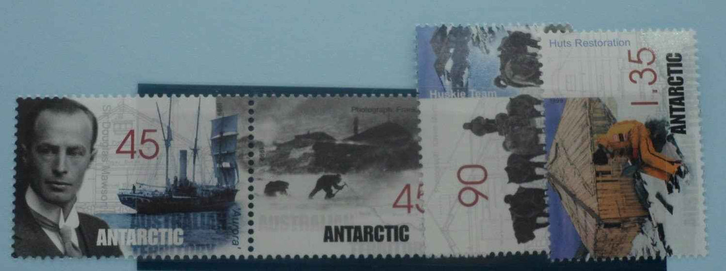 Australian Antarctic Territory Stamps, 1999, SG126a, SG128-129, Mint image 0
