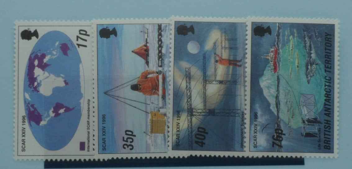 British Antarctic Territory Stamps, 1996, SG260-263, Mint image 0