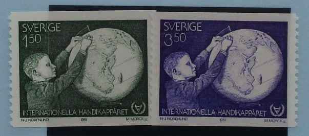 Sweden Stamps, 1981, SG1070-1071, Mint image 0