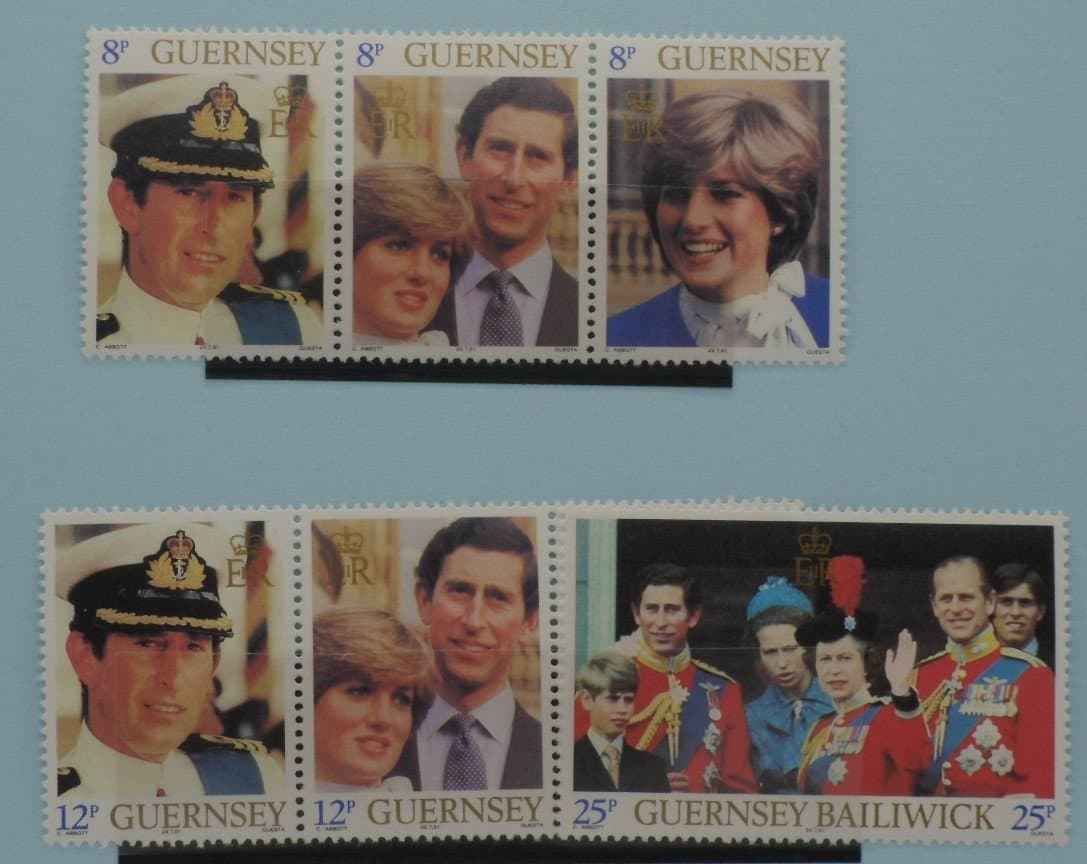 Guernsey Stamps, 1981, SG232a, SG235a, SG238, Mint image 0