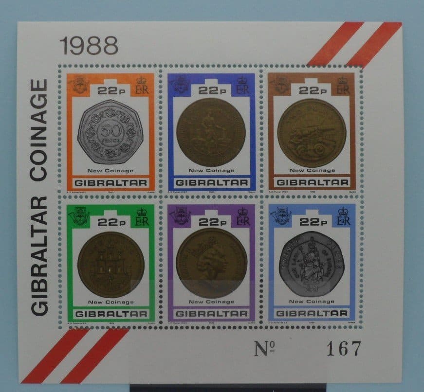 Gibraltar Stamps, 1989, MS621, Mint image 0