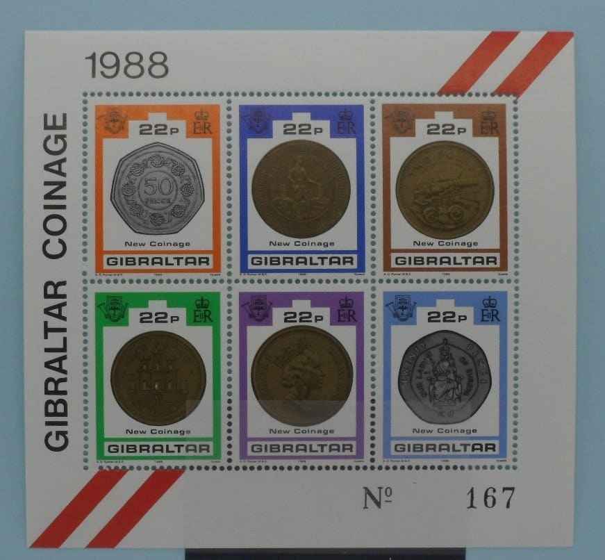 Gibraltar Stamps, 1989, MS621, Mint image 0