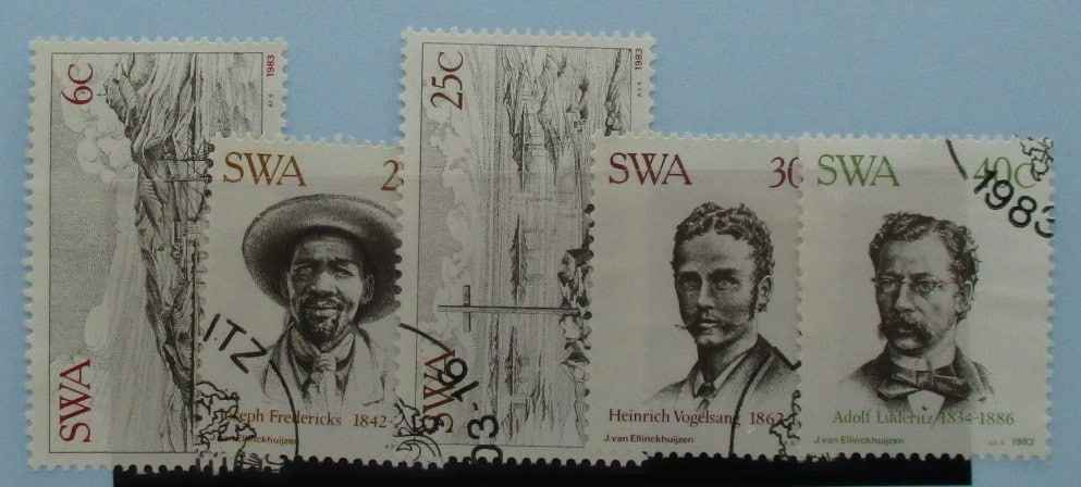 South West Africa Stamps, 1983, SG406-410, Used image 0