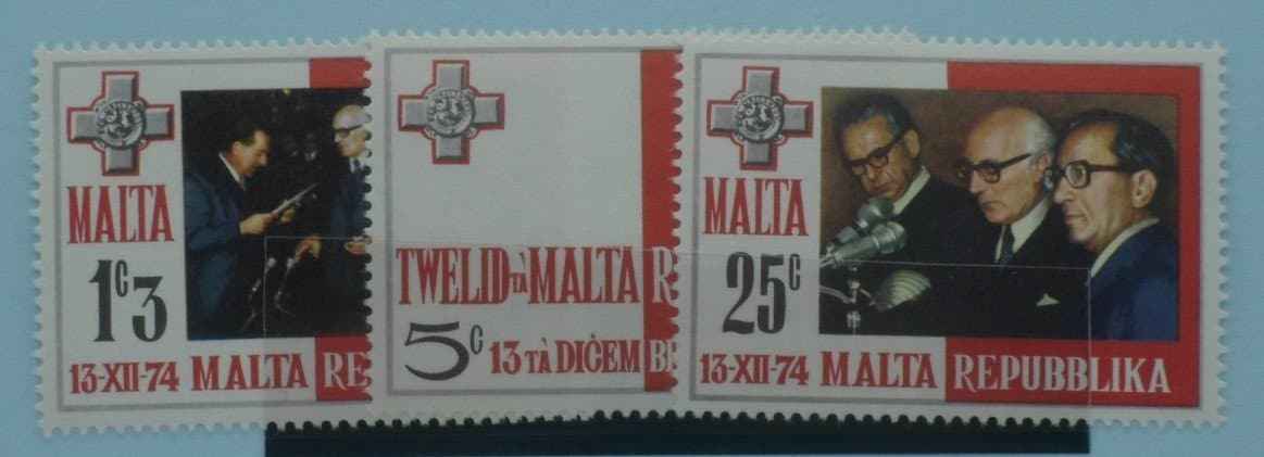 Malta Stamps, 1975, SG536-538, Mint image 0
