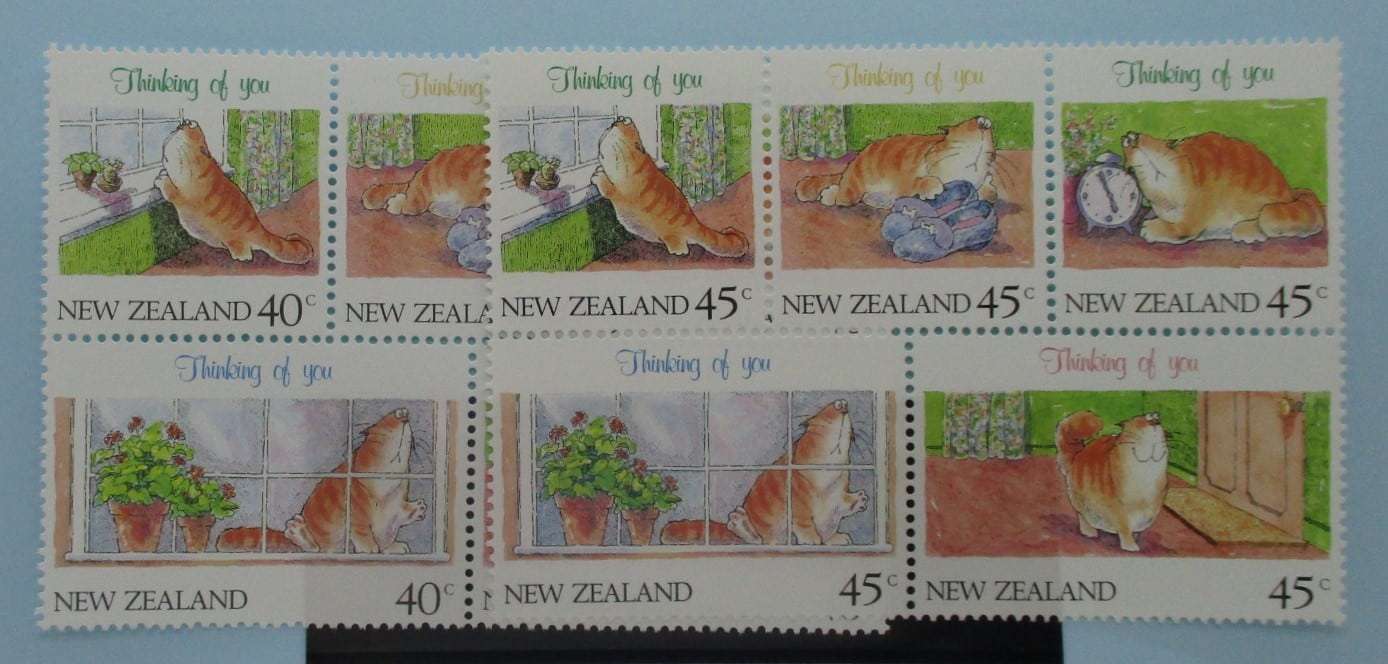 New Zealand Stamps, 1991, SG1604a, SG1609a, Mint image 0