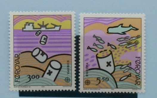 Faroe Islands Stamps, 1986, SG131-132, Mint image 0