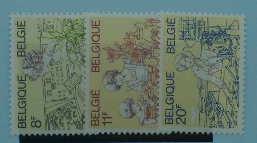 Belgium Stamps, 1983, SG2751-2753, Mint image 0