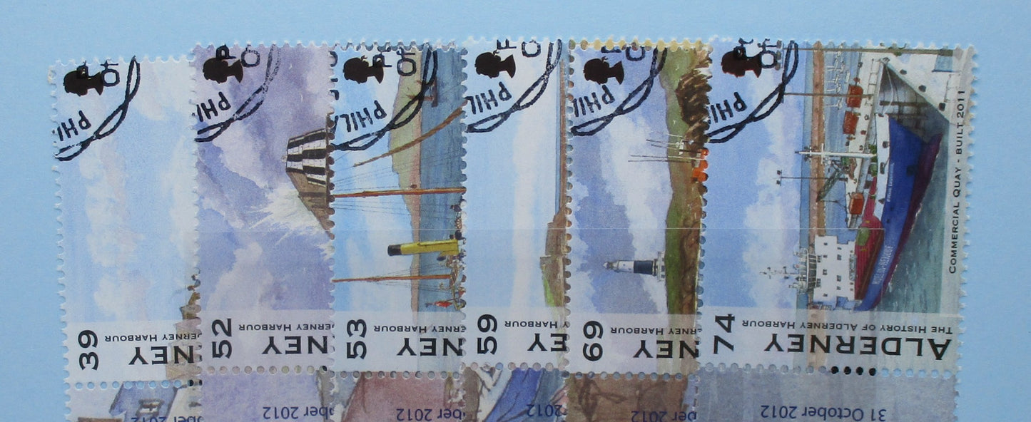 Alderney Stamps, 2012, SGA467-A472, Used