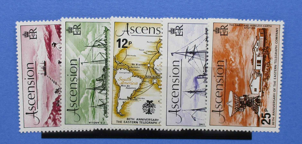 Ascension Island Stamps, 1979, SG249-253, Mint