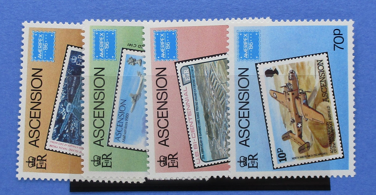 Ascension Island Stamps, 1986, SG402-405, Mint