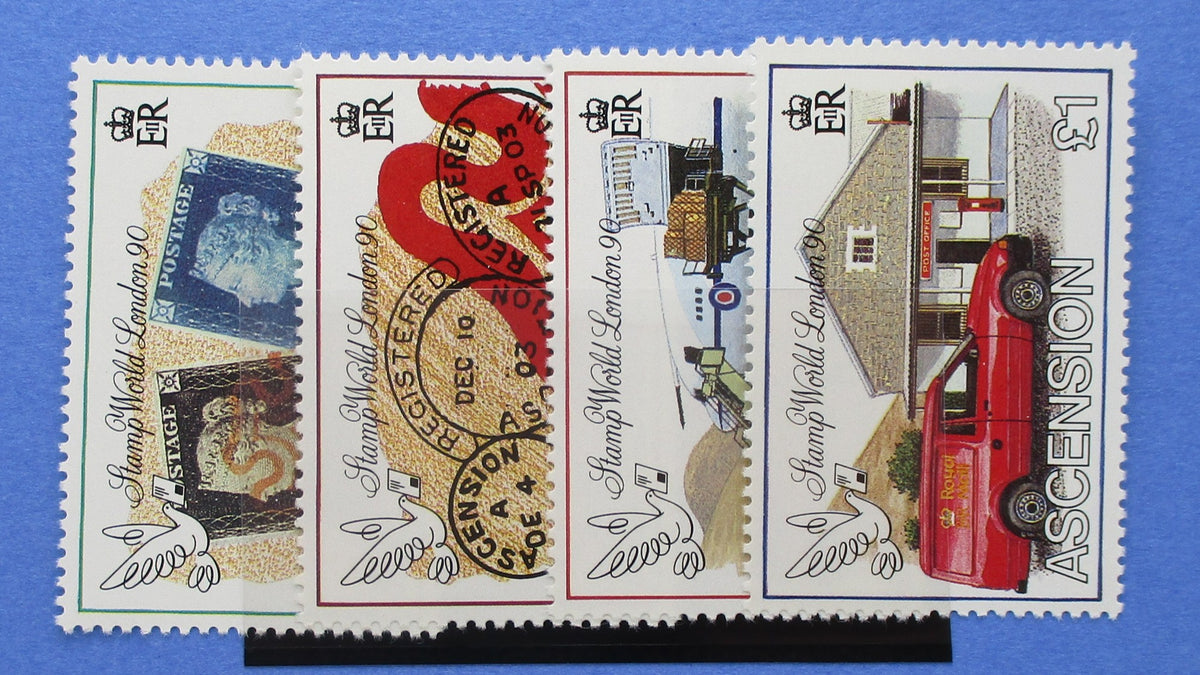 Ascension Island Stamps, 1990, SG521-524, Mint