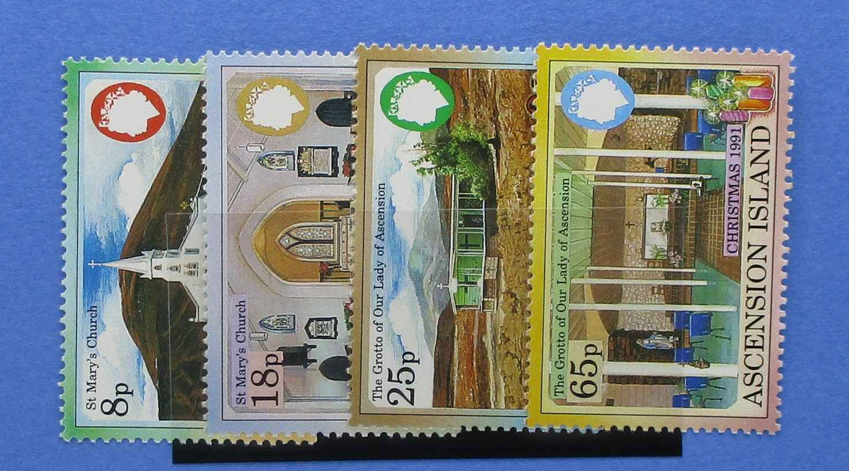 Ascension Island Stamps, 1991, SG550-553, Mint
