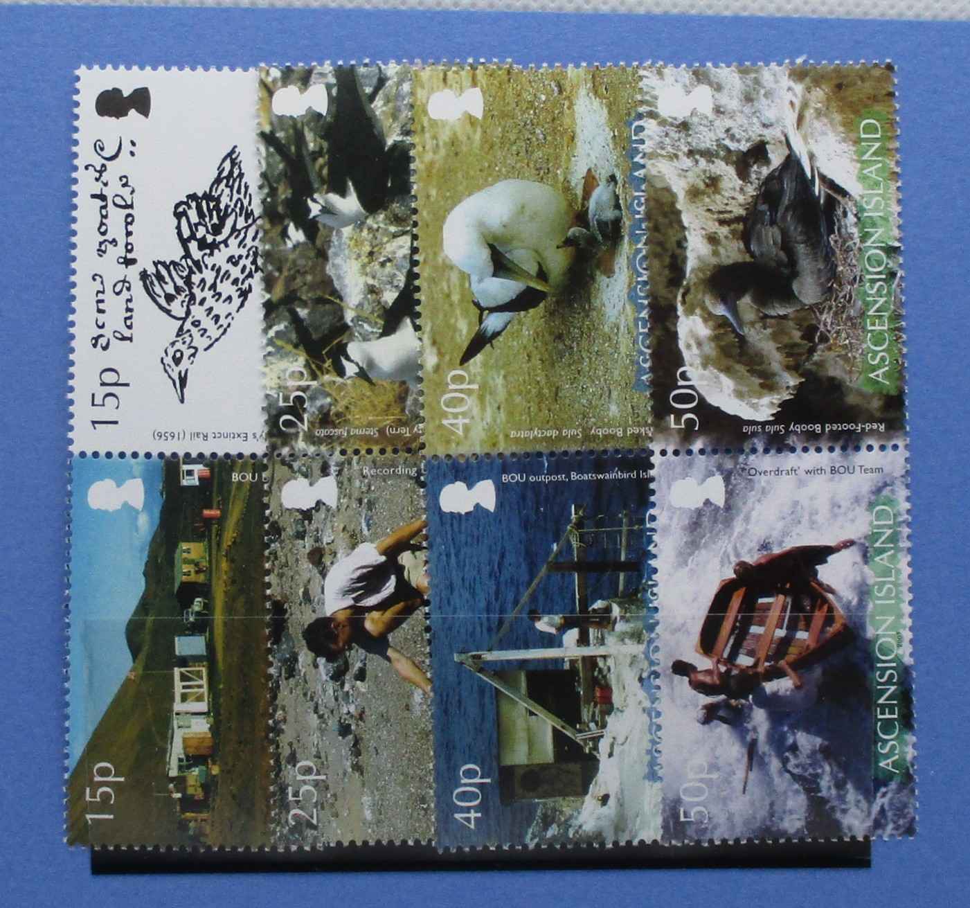 Ascension Island Stamps, 2007, SG979a, 981a, 983a, 985a, Mint