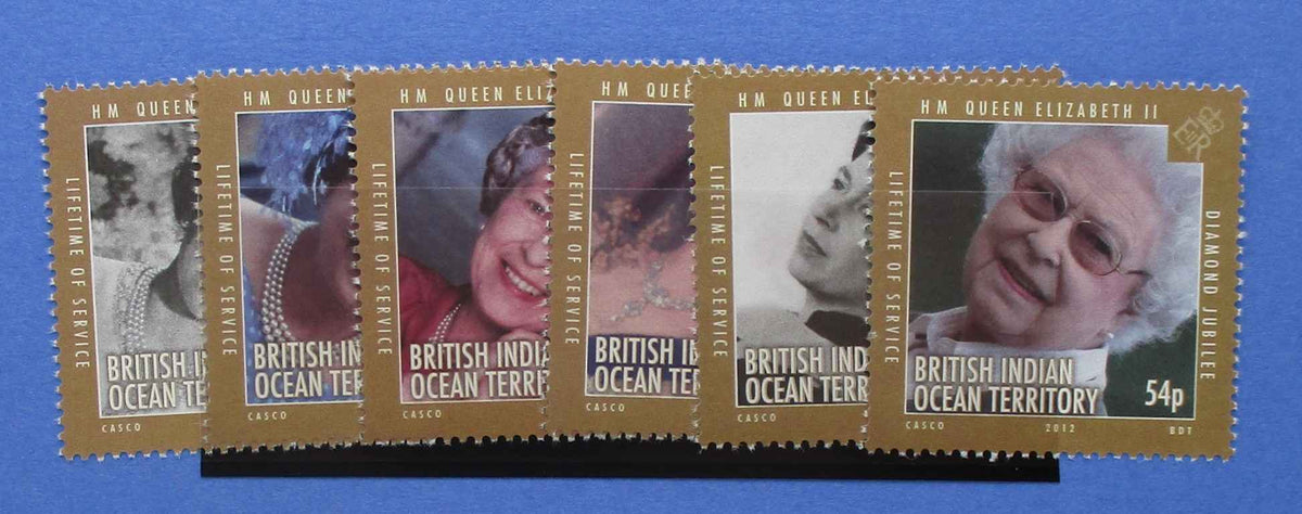 British Indian Ocean Territory Stamps, 2012, SG473-478, Mint