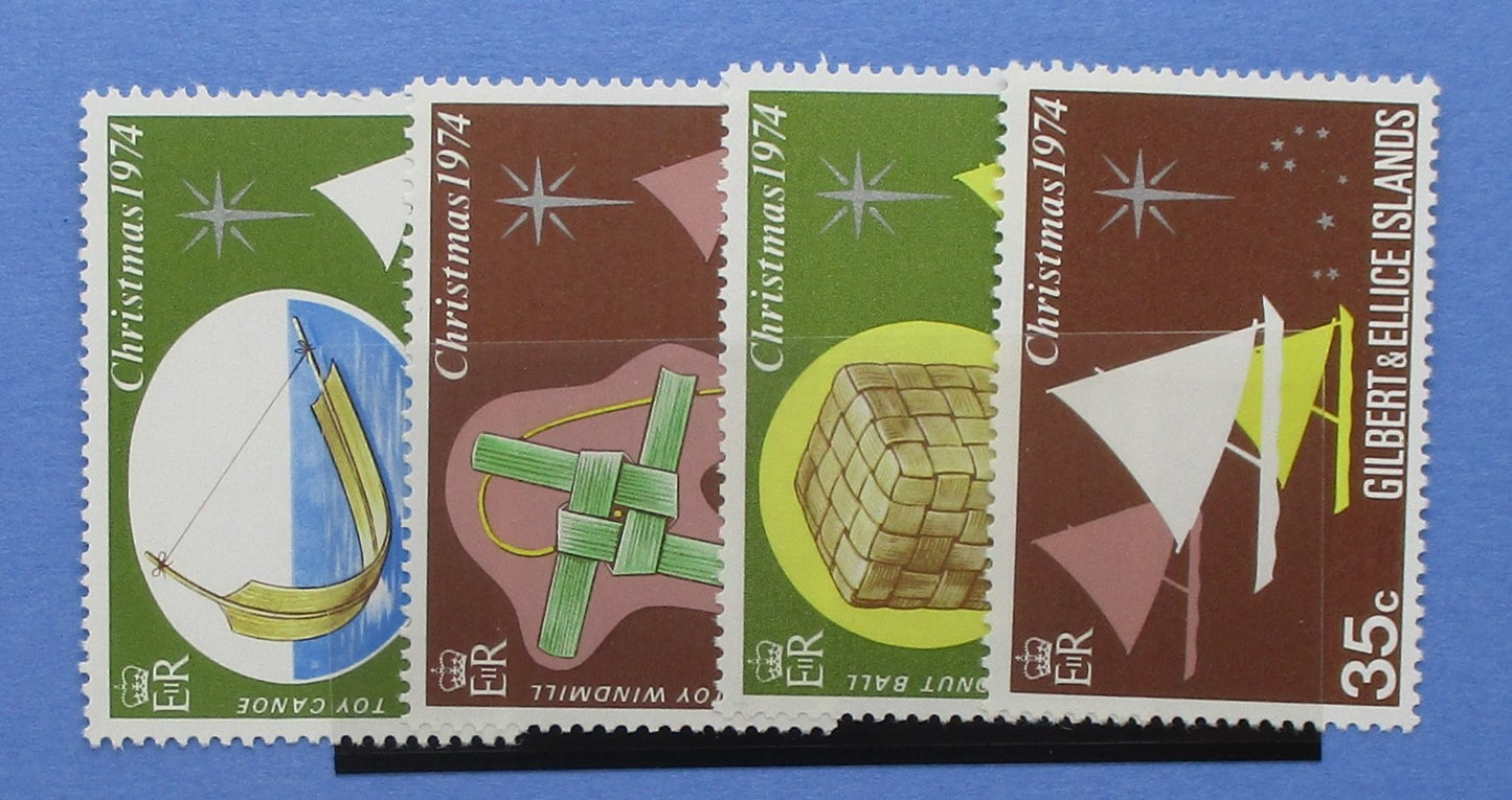 Gilbert and Ellice Islands Stamps, 1974, SG236-239, Mint