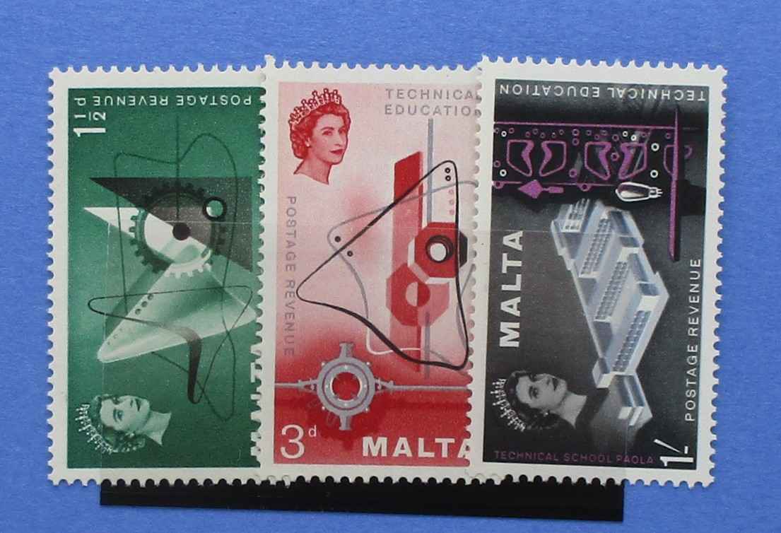 Malta Stamps, 1958, SG286-288, Mint