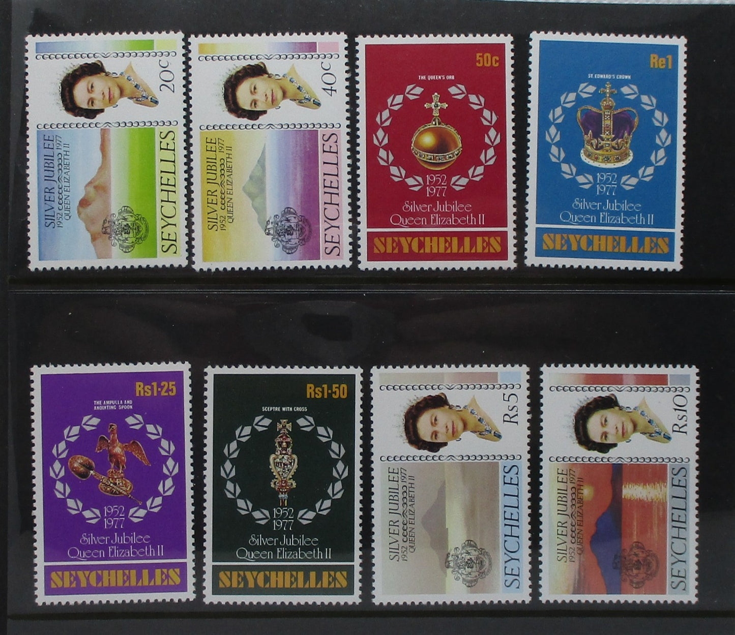 Seychelles Stamps, 1977, SG393-400, Mint