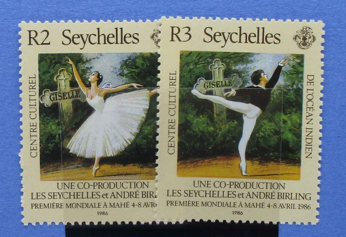 Seychelles Stamps, 1986, SG636-637, Mint