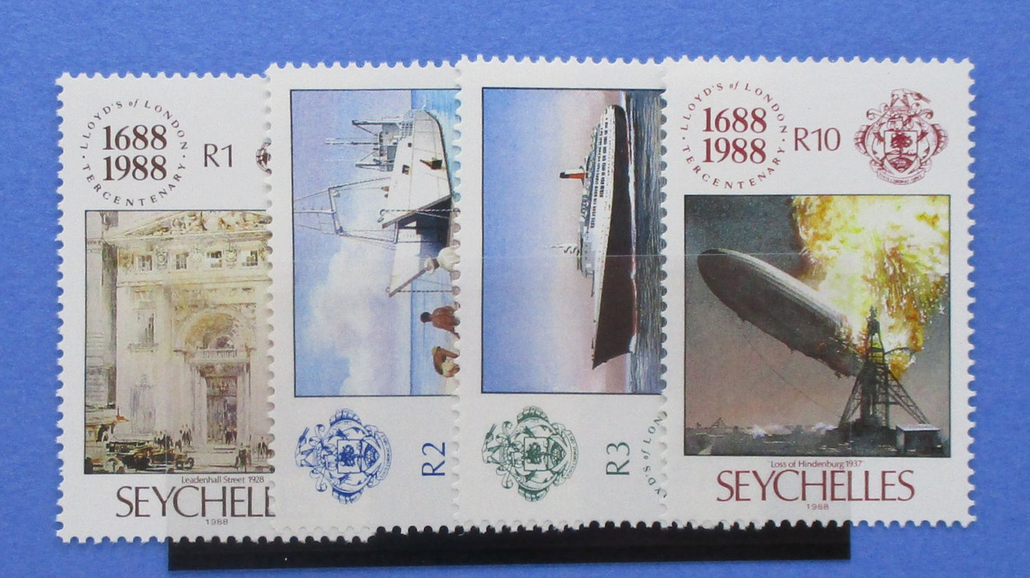 Seychelles Stamps, 1988, SG701-704, Mint