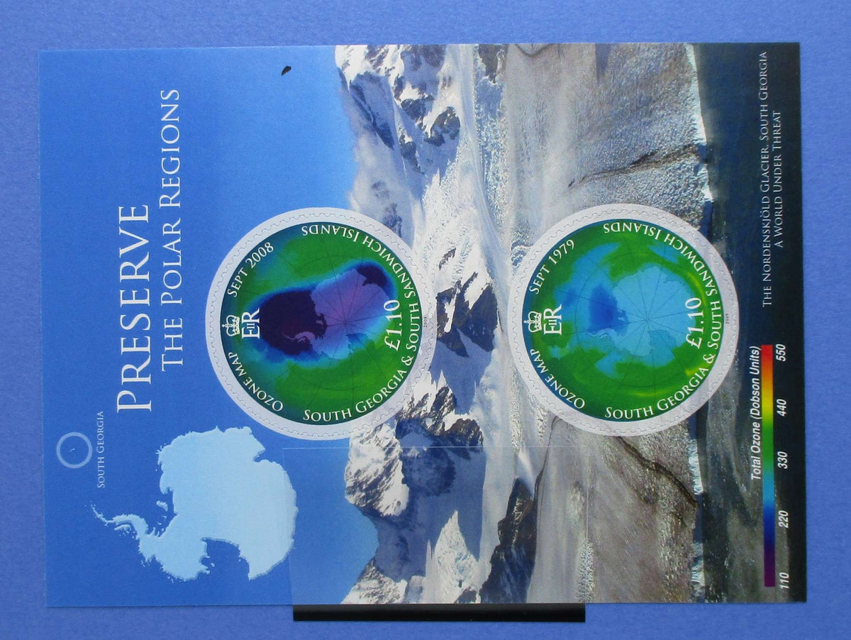 South Georgia and South Sandwich Islands Stamps, 2009, MS462, Mint