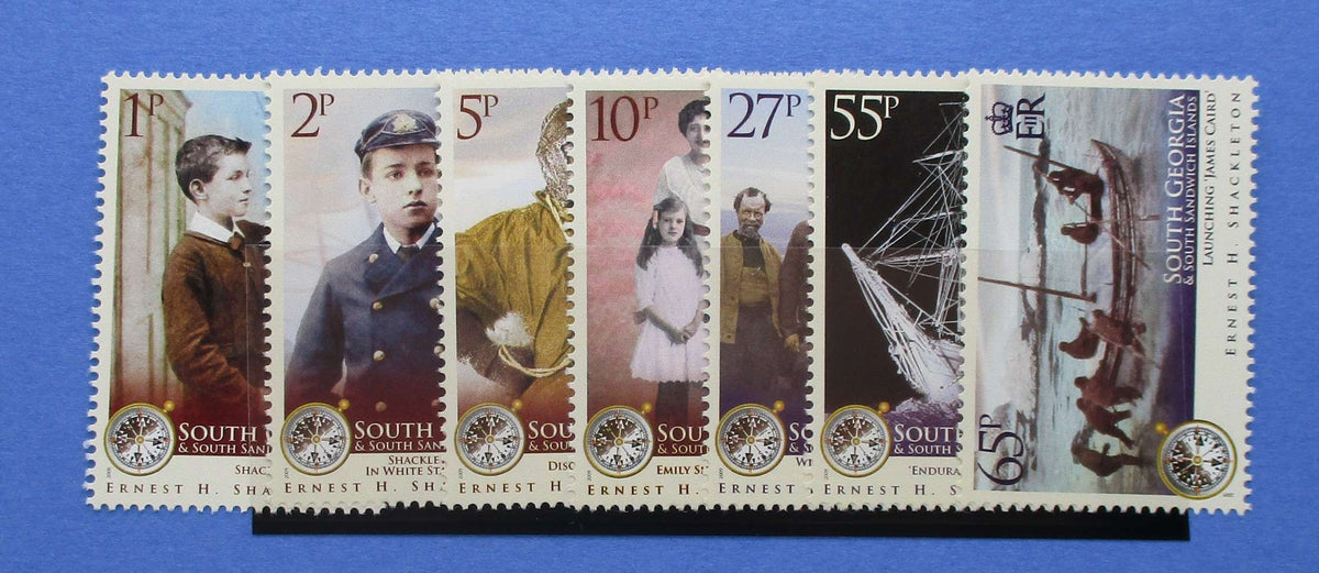 South Georgia and South Sandwich Islands Stamps, 2009, SG467-473, Mint